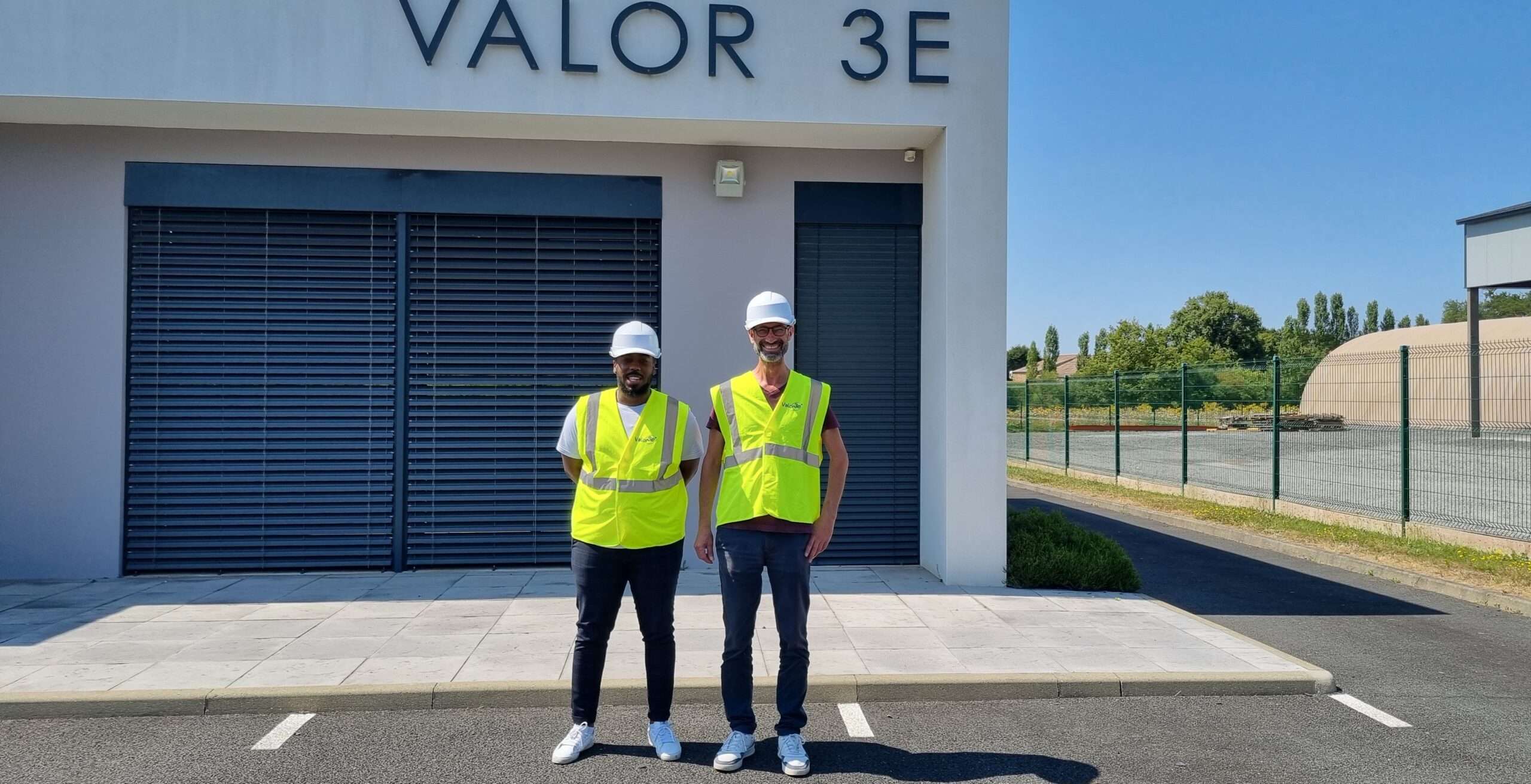 Yann et Nelson, nouvelles recrues du pôle déchèteries de valor3e