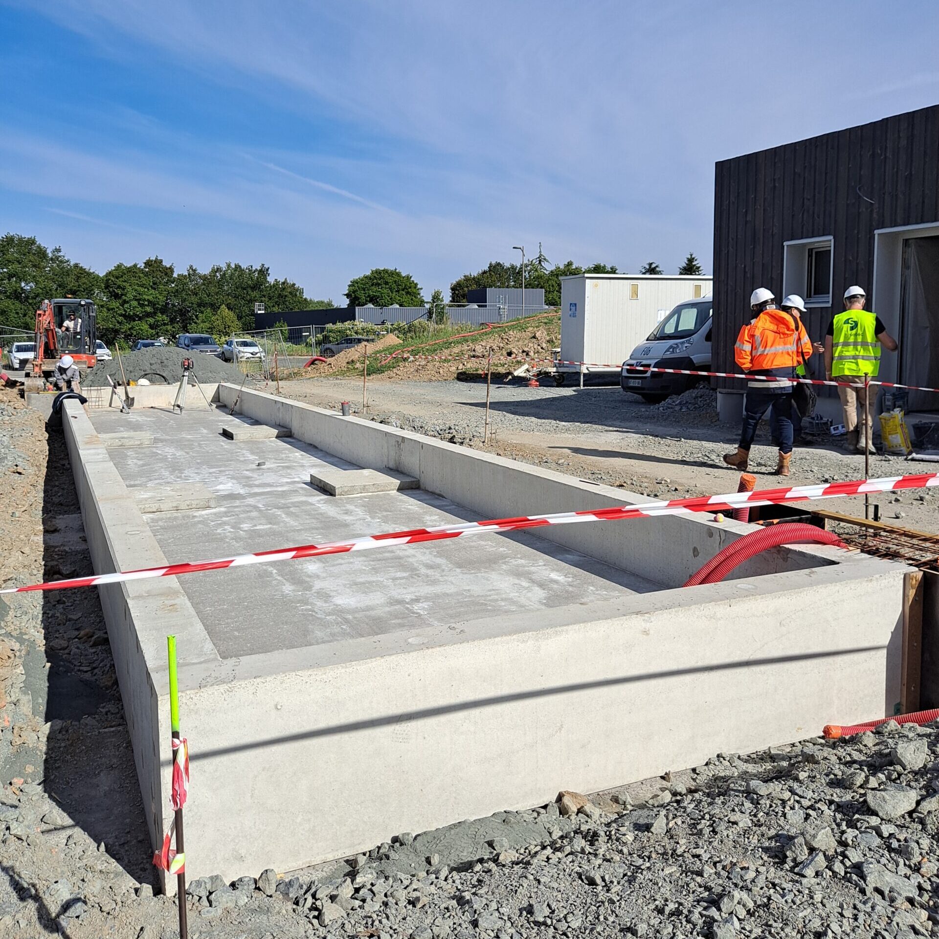 fin des travaux de gros oeuvre du pont bascule valor3e